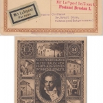 Österreich - Erstflug Wien Gleiwitz Breslau Luftpostkarte n. Mohrungen OPr. 1927