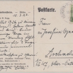 Österreich - Pöchlarn Waidhofen Ybbs 229 Bahnpost Karte Gr. Hollenstein 1926