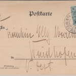 Österreich - Fontafel Wien FPA No.17 Bahnpost Karte Semmering Waidhofen 1901