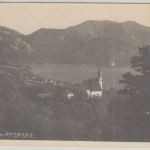 Österreich - Unterach Kammer Vöcklabruck 260 253 Bahnpost AK Steinbach Attersee