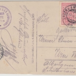 Österreich - Bruck a.d. M. Amstetten 69 Bahnpost Karte Mödlingerhaus - Wien 1923
