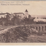 Österreich - Graz Friedberg 16 Bahnpost Karte Dechantskirchen Schwarzach 1924