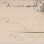 Österreich - Filzmoos Postablage Ra1 sw-Ansichtskarte Eben - Aigen 1900