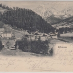 Österreich - Filzmoos Postablage Ra1 sw-Ansichtskarte Eben - Aigen 1900