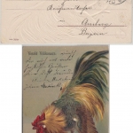 Österreich - Trhanov Chodenschloss Postablage Ra2 Karte Domazlice Amberg 1904