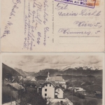 Österreich - Postablage St. Corona a. Wechsel Ra2 sw-AK n. Wien 1928