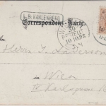 Österreich - L.B. Kahlenberg Postablage Ra1 Farblitho Ortskarte Wien 1898