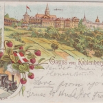 Österreich - L.B. Kahlenberg Postablage Ra1 Farblitho Ortskarte Wien 1898