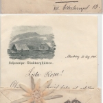Österreich - Altenberg Postablage Ra1 Brief n. Wien 12.8.1901 Inhalt !!