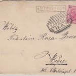 Österreich - Altenberg Postablage Ra1 Brief n. Wien 18.8.1901 Inhalt !!