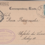 Österreich - Filzmoos Postablage Ra1 sw-Ansichtskarte Eben - Uhrfahr 1902
