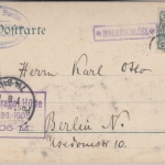 Österreich - Innergschlöss Postablage Ra1 Karte Windisch-Matrei - Berlin 1905