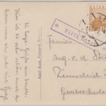 Österreich - Warth P. Lech Postablage Ra1 Karte (Winter-AK) n. Remscheid 1931