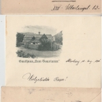 Österreich - Altenberg Postablage Ra1 Brief n. Wien 11.8.1901 Inhalt !!