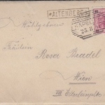 Österreich - Altenberg Postablage Ra1 Brief n. Wien 23.8.1901 mit Inhalt