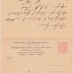 Österreich B&H - 5/5 Kr. Ganzsache Doppelkarte Trebinje - Netzschkau 1896