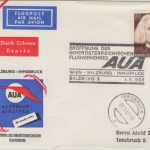 Österreich - AUA Erstflug Wien - Innsbruck 1.5.1963 Luftpost Eilbrief