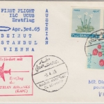 Österreich - AUA Erstflug Beyrouth - Wien 1965 Luftpostbrief