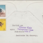 Österreich - AUA Erstflug Rom - Wien 1964 Zuleitungspost San Marino - selten !!