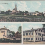 Österreich - Bergheim b. Salzburg farb. Mehrbild-AK ungelaufen ca. 1910