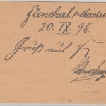 Funchal - 20 R. König Carlos Ganzsache Madeira - Metz 1896