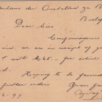 Portugal - 10 R. König Carlos Ganzsache + Zusatz Lissabon - Bielefeld 1897