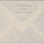 Portugal - 2,30 E. 100 J. Briefmarken Brief n. CSSR Golega - Morava 1954