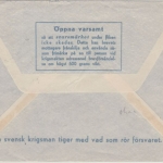 Schweden - Militärbrev Fältpost Svenska FN-Bat Cypern 1958 n. Malmö