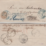 Preussen - 3 Sgr Adler Brief K2 Berlin n. Slupy b. Schubin 5.12.67 Weiterleitung