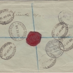 Nigeria - 1 Sh. George VI. Luftpost Einschreibebrief Calabar - Hamburg 1938