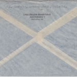 Kenya - 2x30+15 C. Freimarken Brief Nairobi - Nürnberg 1936 - ohne Inhalt