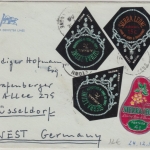 Sierra Leone - 2x7 + 15 C. Diamanten u.a. Brief Freetown - Düsseldorf 1966