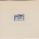 Maroc - Epreuve de Luxe 1,90 Fr. Flugpostausgabe 1939/40 Probeabzug