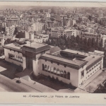 Marokko - 1 Fr. + 40 C. Freimakren Luftpostkarte Casablanca - Lillebonne 1936