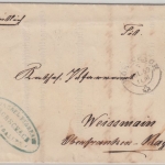 Schweiz/Bayern - Rorschach 1869 Dienstbrief n. Weissmain - mit Inhalt