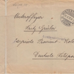 Schweiz - 25 Rp sitz. Helvetia Zensurbrief Winterthur Deutsche Feldpost 131 1917