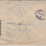 Ägypten - 2x5 Mill Sphinx Einschreiben Zensurbrief n. ENGLAND Luxor Croydon 1919