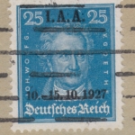 DR - 25 Pfg. Goethe IAA Überdruck Brief-Vds. i.d. SCHWEIZ Berlin Bern 1927