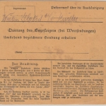 DR - 80 Pfg. Stephan Paketkarte Berlin N4 - Hamburg 1924