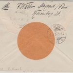 DR - 50 Pfg. Nothilfe Wappen Einschreibebrief Stargard Pom. - Berlin 1926