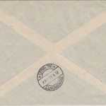 DR - IPOSTA 1930 Herzstück Einschreibebrief Sonder-R-Zettel SST Berlin 21.9.30