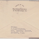 Neuseeland - 1+2 P. Health stamps 1949 Schmukkuvert FDC EST Dunedin Oct 3 1949