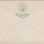 Neuseeland 1 1/2+2 P Health stamps 1953 Schmukkuvert FDC EST Invercargill 7 Oct