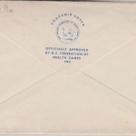 Neuseeland - 1 1/2+2 P Health stamps 1952 Schmukkuvert FDC EST Invercargill