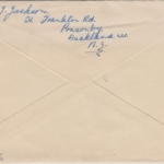 Neuseeland - 1'3 Sh. King George VI u.a. Luftpostbrief n USA Ponsonby Lenox 1950