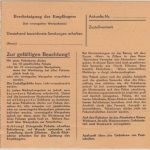 DDR - 70 a. 84 Pfg. 5J-Plan u.a. Paketkarte Crostwitz ü. Kamenz - Dresden 1954