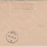 Niederlande - KLM Erstflug Amsterdam Ankara Zuleitungspost DDR Dresden 1956