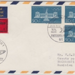 BRD - 3x50 Pfg. Olympiade München II Lupo-Eilbrief n. RUMÄNIEN SST Nürnberg 1970