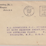 Philippine Island USA - 4 C. Ganzsache Brief Manila - Brooklyn 1937 Zudruck !!
