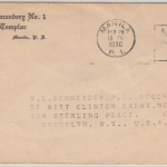 Philippine Island USA - 4 C. Ganzsache Brief Manila - Brooklyn 1930 Zudruck !!